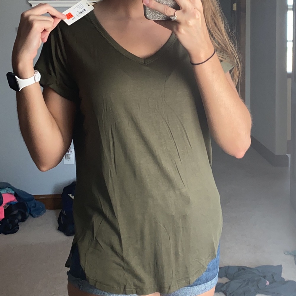 Army Green Tee